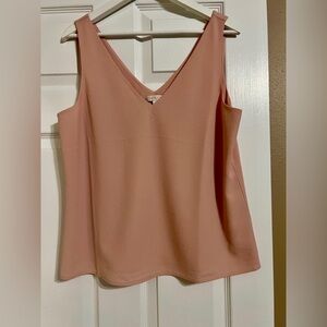 WAYF Blush Pink V-Neck Tank Top size Large